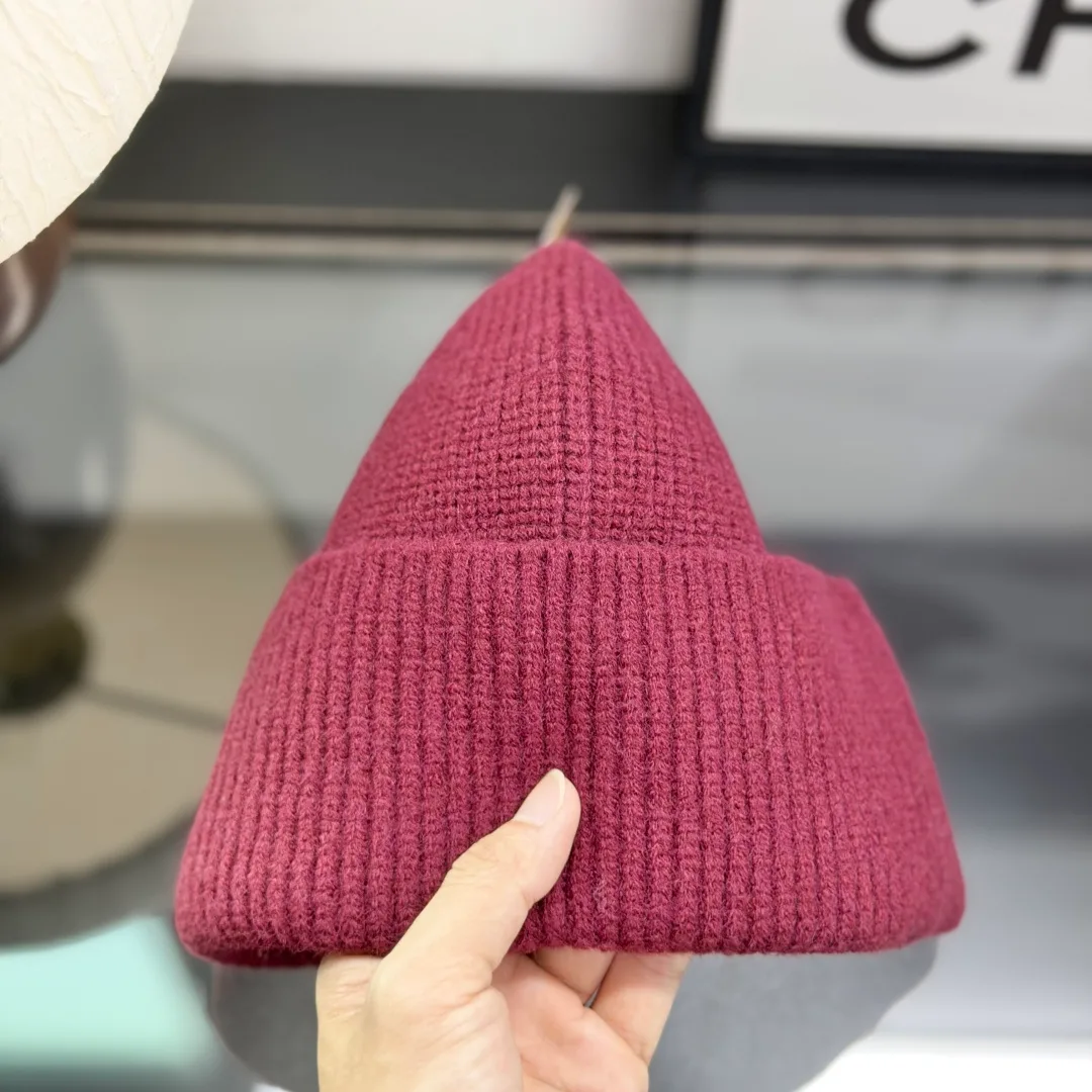 The North Face Beanie in Burgundy & Black & Grey & White & Beige · view 5