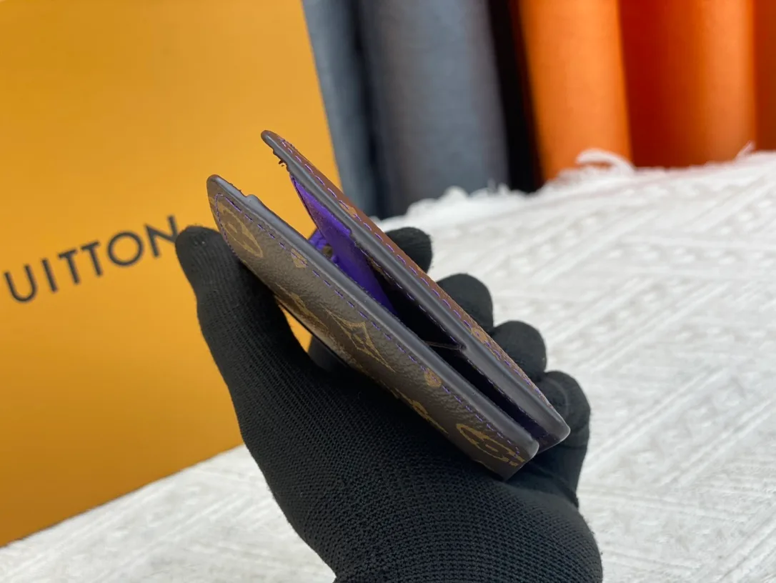 Louis Vuitton Canvas Monogram Wallet in Brown · view 6