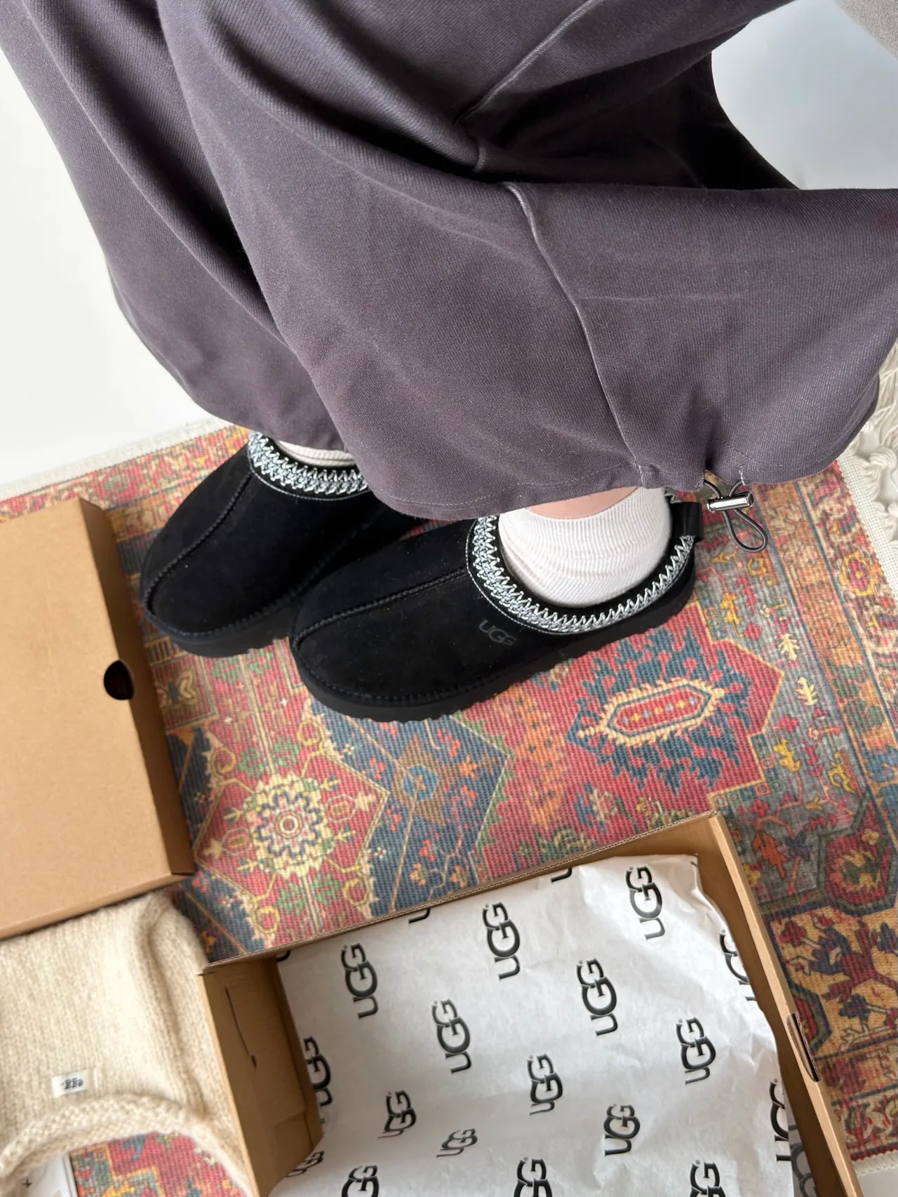 UGG Slippers in Black · view 3