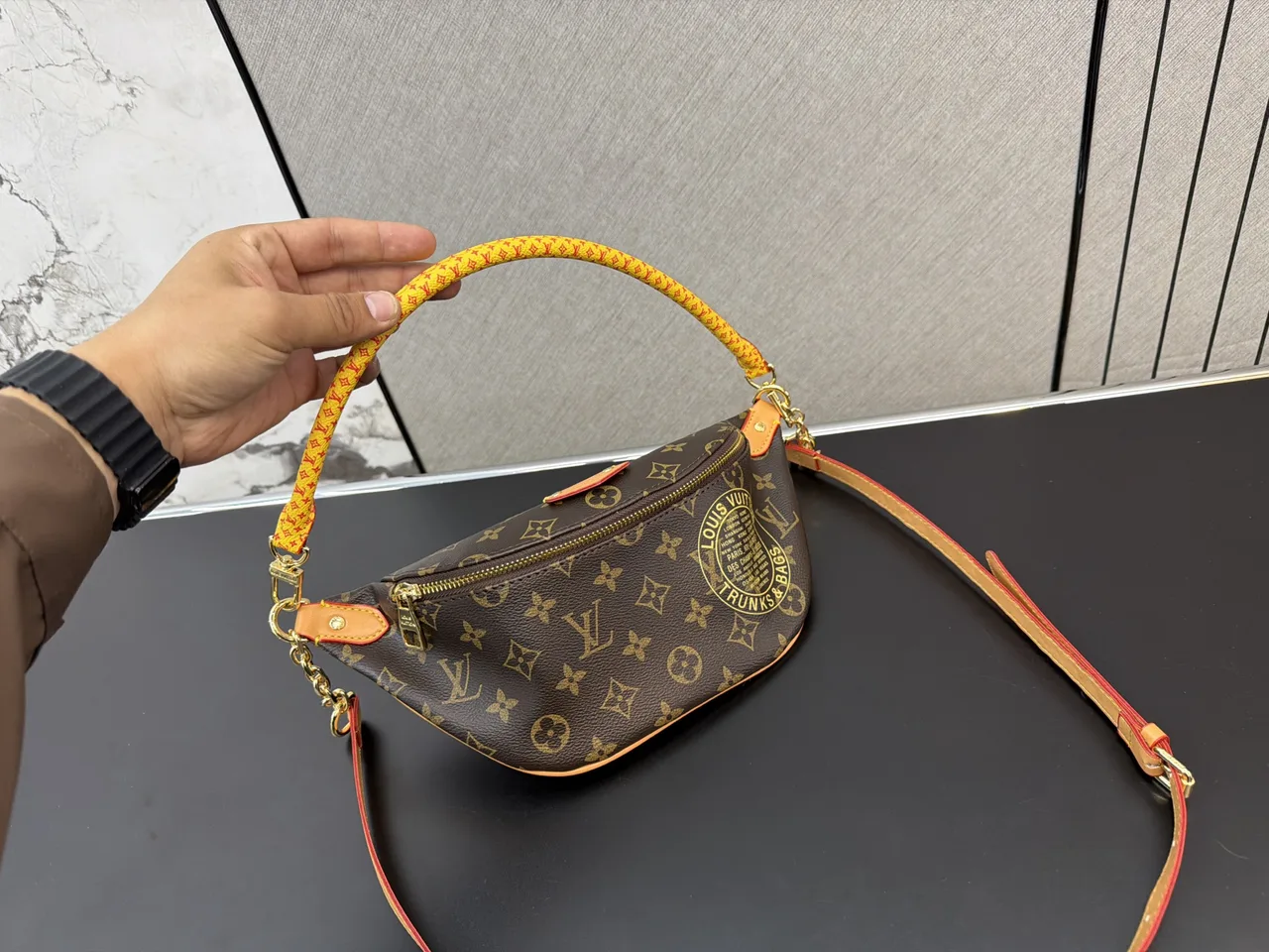 Louis Vuitton Belt Bag in Brown · view 1