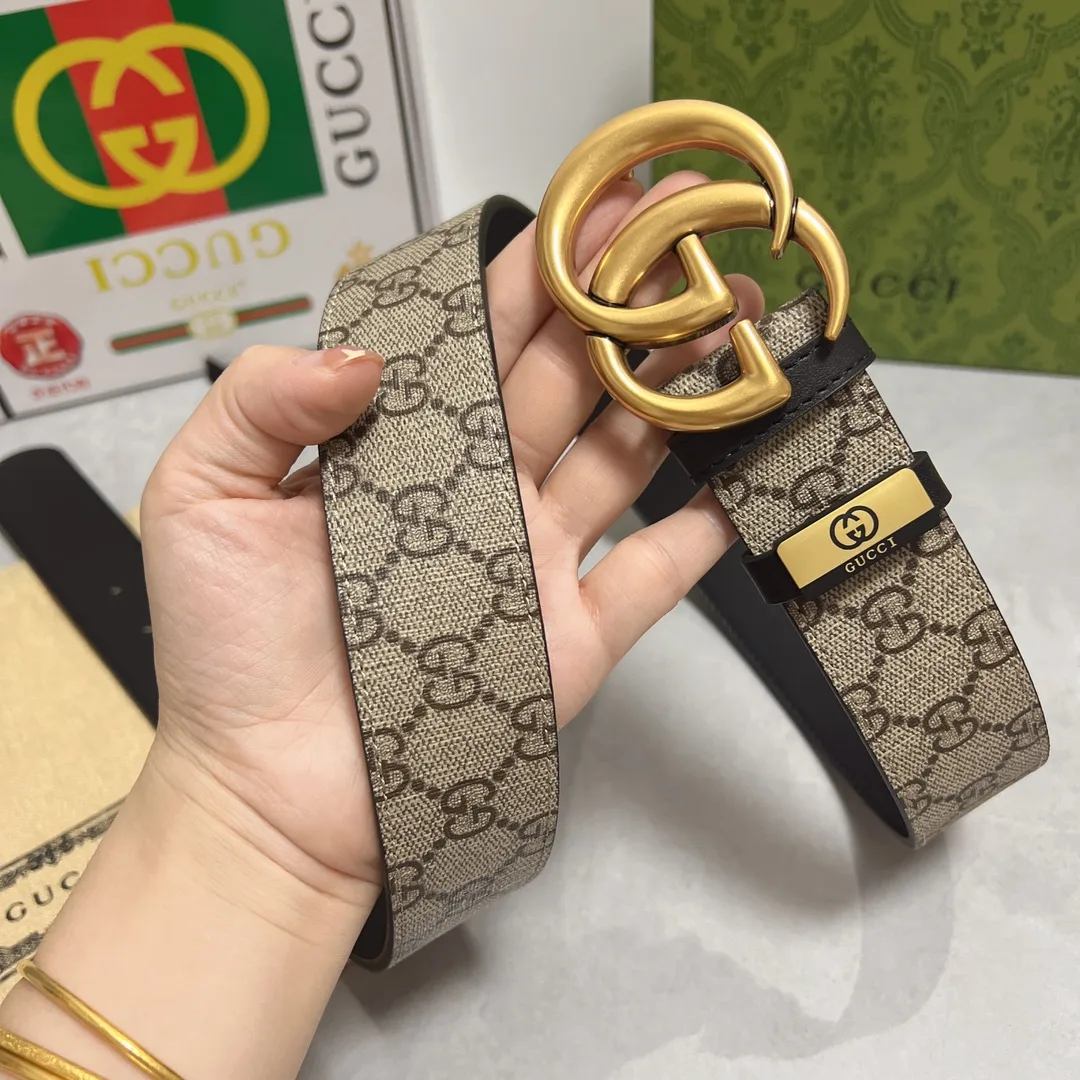 Gucci Cowhide Belt in Black · view 4