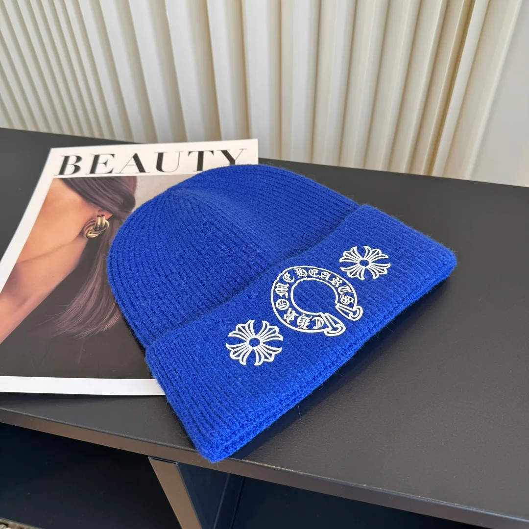 Chrome Hearts Beanie in Blue · view 4