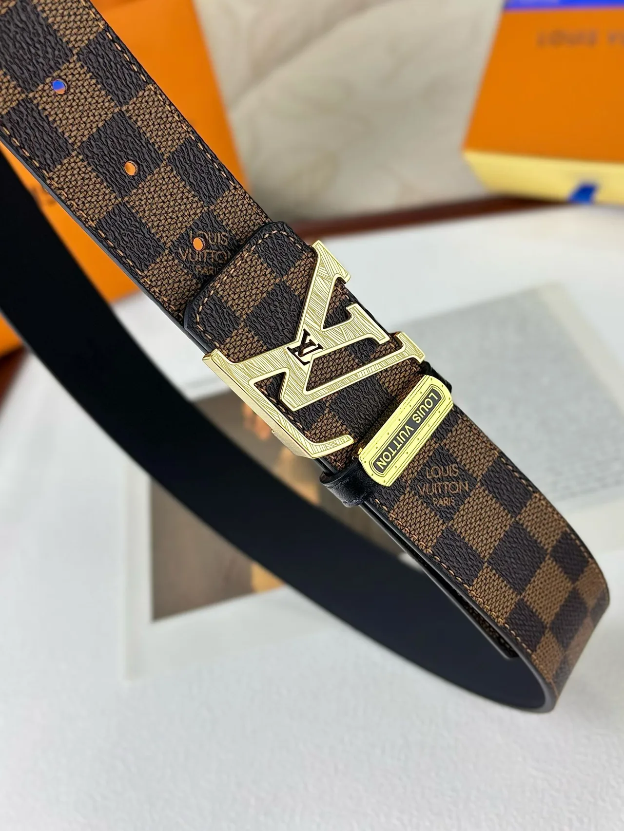 Louis Vuitton Reversible Belt in Brown · view 8