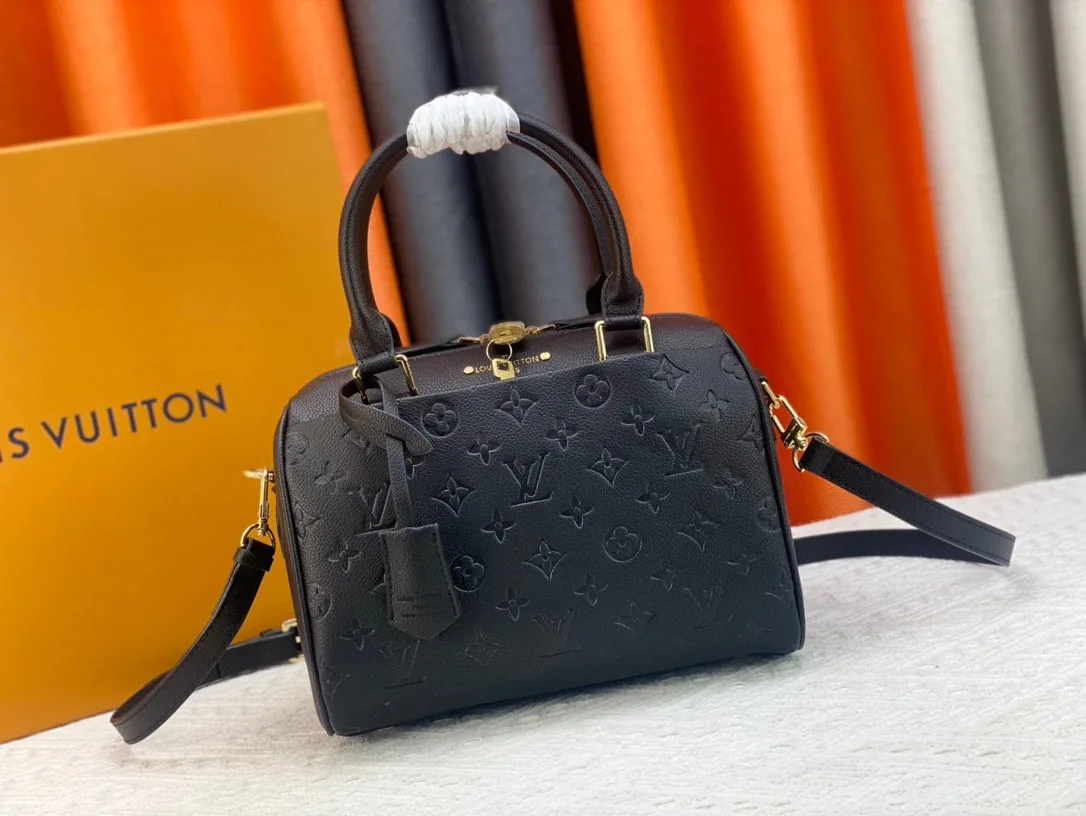 Louis Vuitton Leather Top-Handle Bag in Black · view 1