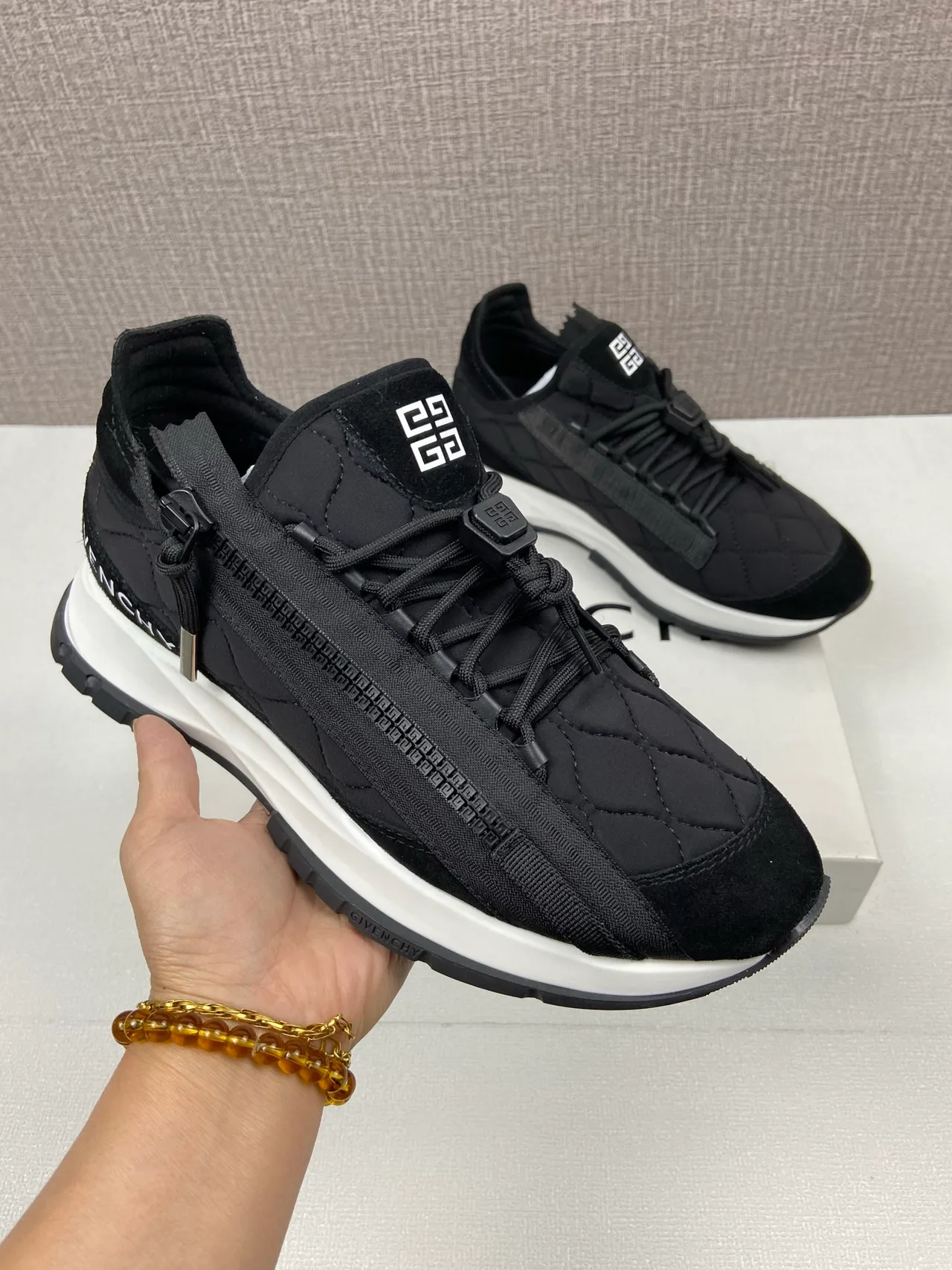 Givenchy Quilted Sneakers in Black · view 1