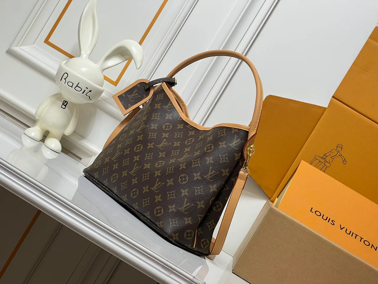 Louis Vuitton Canvas Monogram Graceful Hobo Bag in Brown · view 1