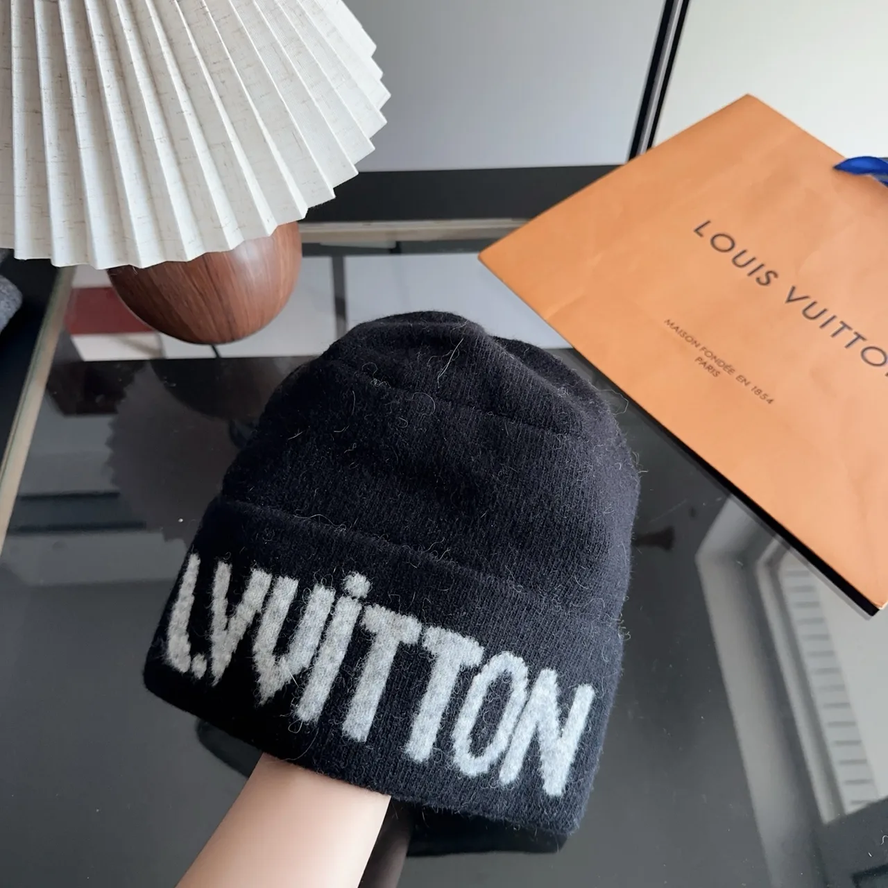 Louis Vuitton Beanie in Black · view 2