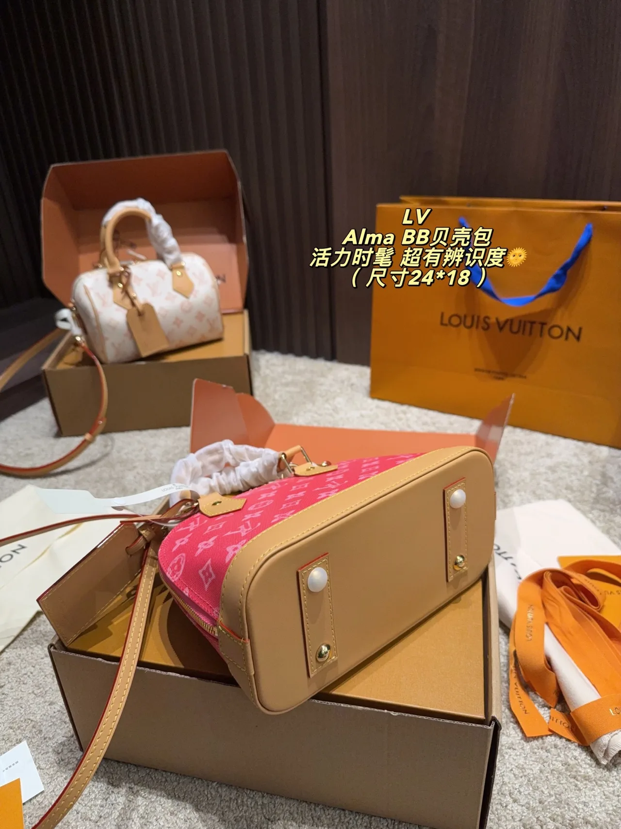 Louis Vuitton Top-Handle Bag in Pink · view 3