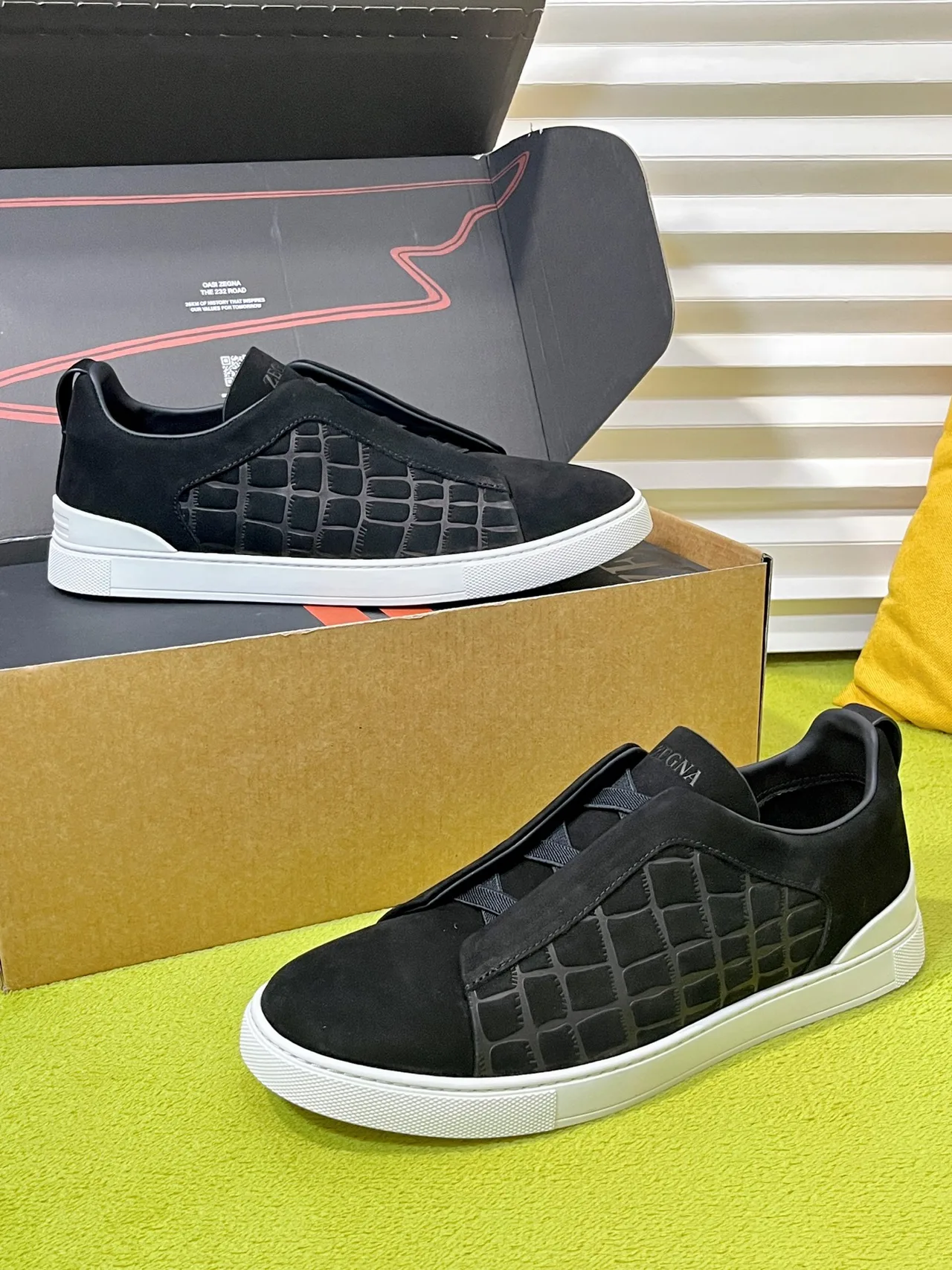 Zegna Sneakers in Black · view 4