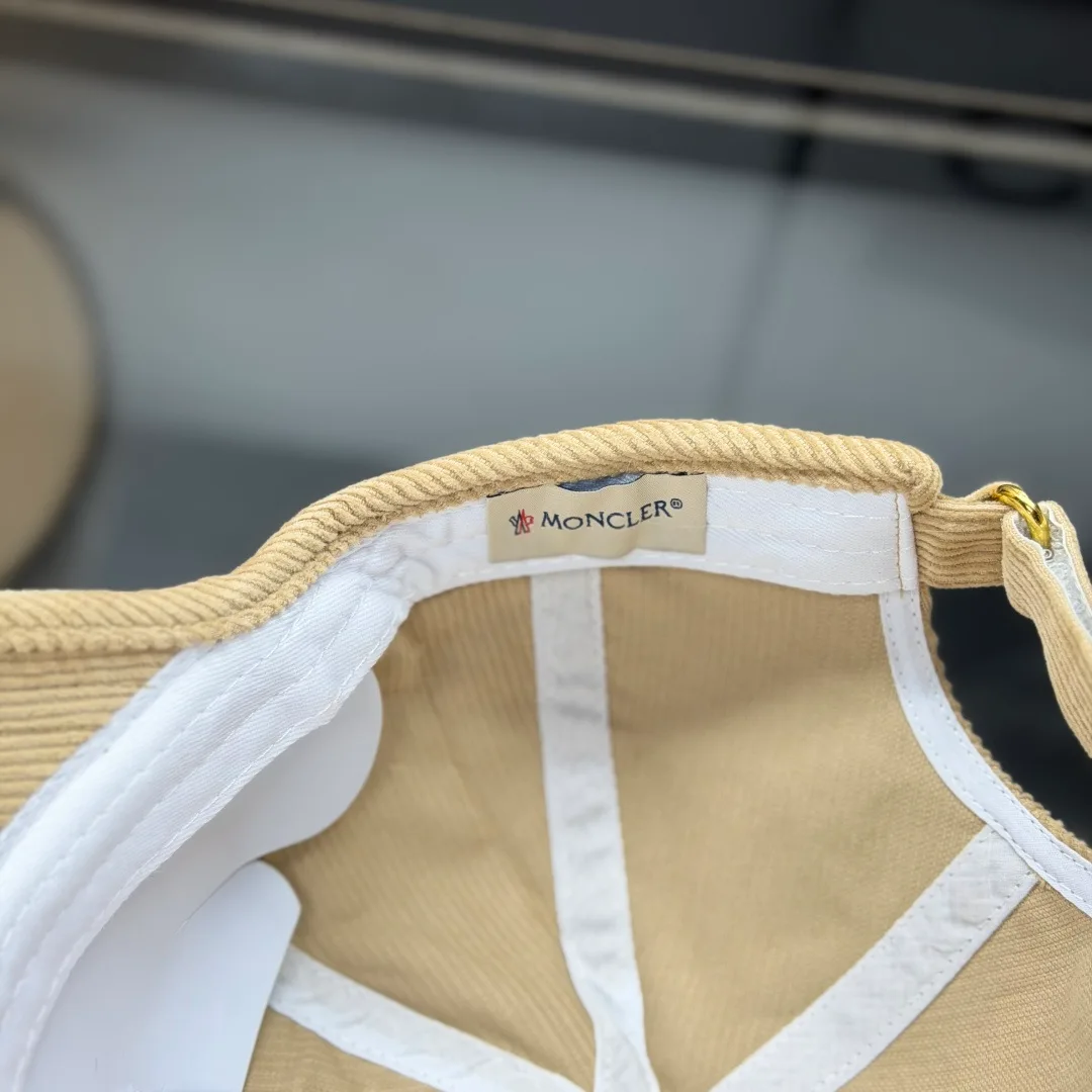 Moncler Baseball Cap in Beige · view 8