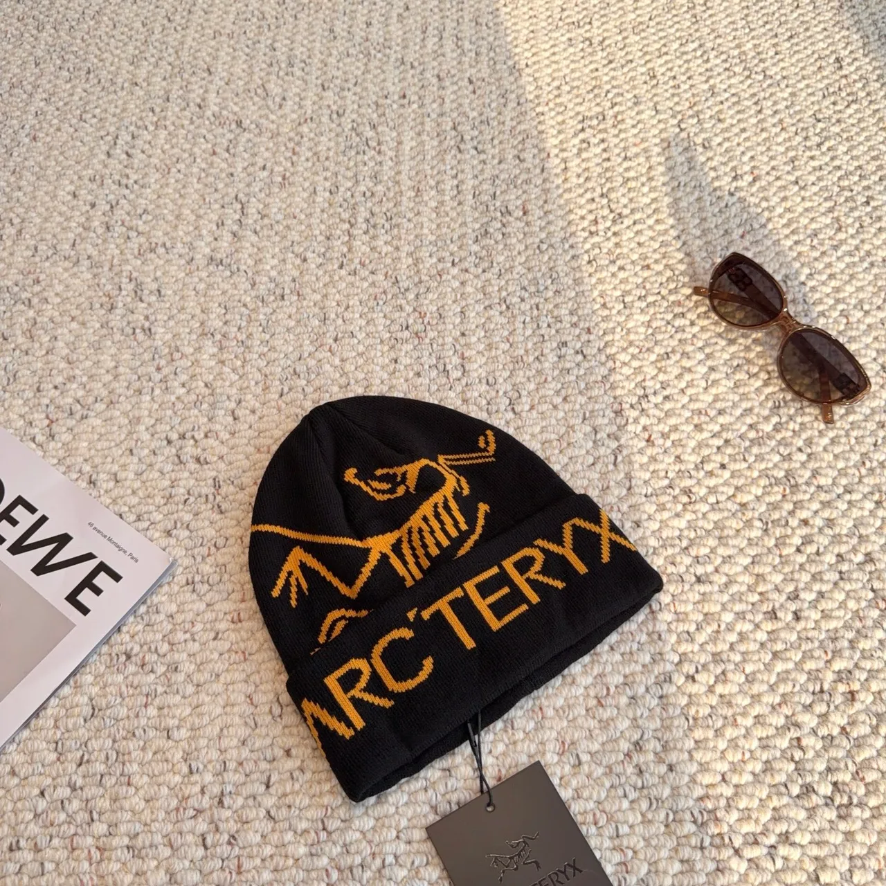 Arcteryx Logo Beanie in Black · view 4