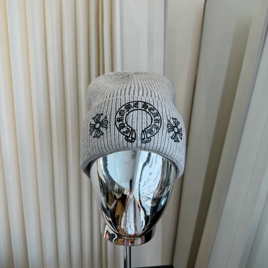 Chrome Hearts Beanie in Grey · view 3