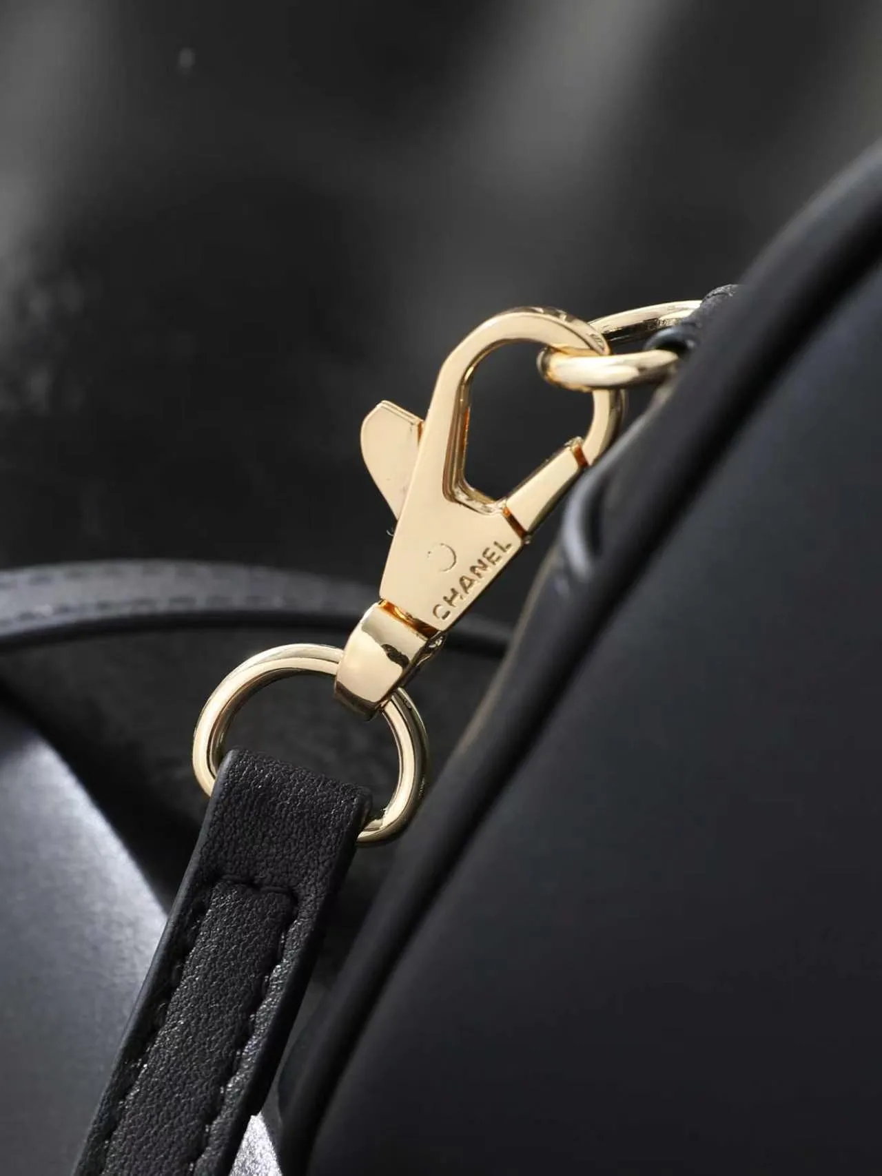 Chanel Top-Handle Bag in Black · view 6