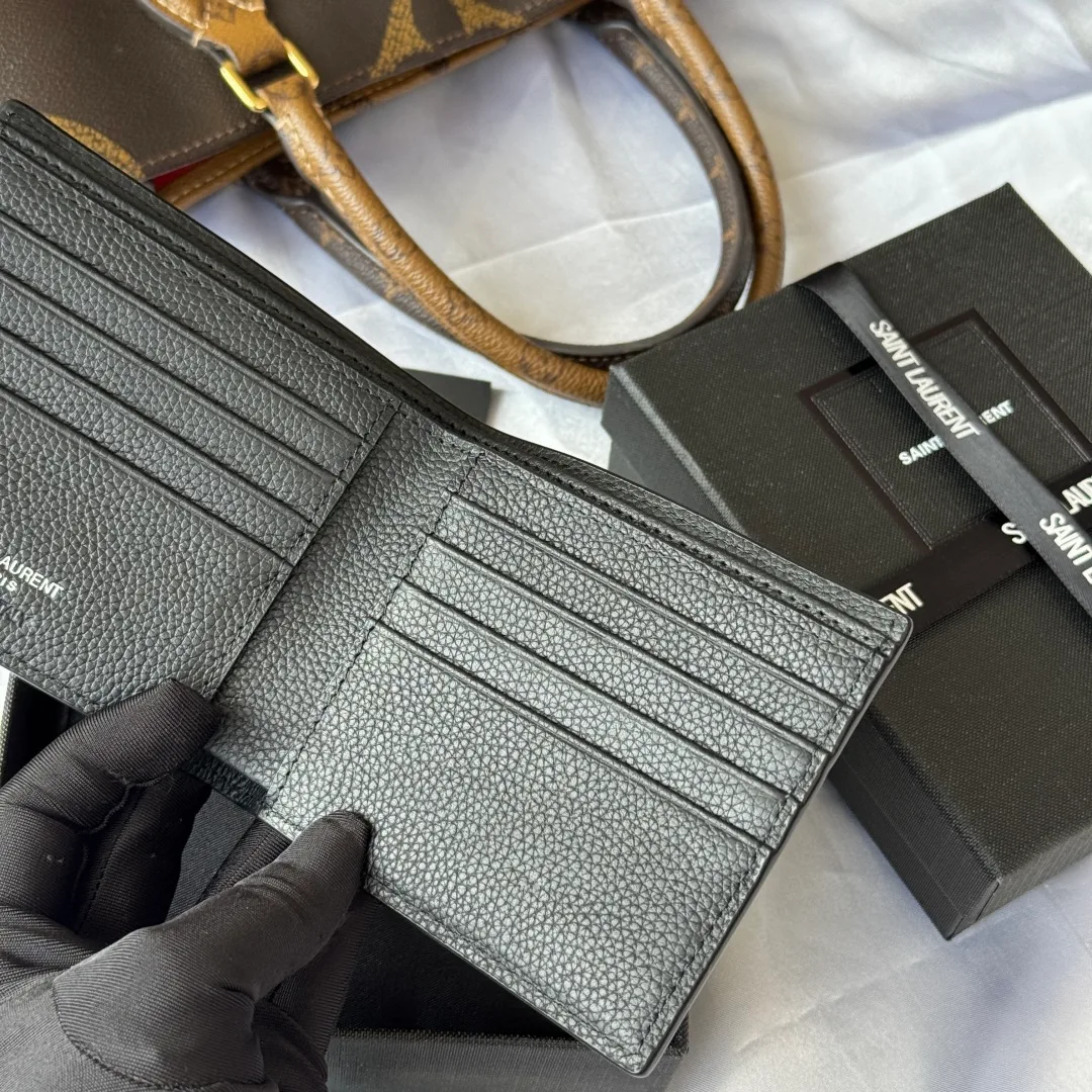 Saint Laurent Bifold Wallet in Black · view 8