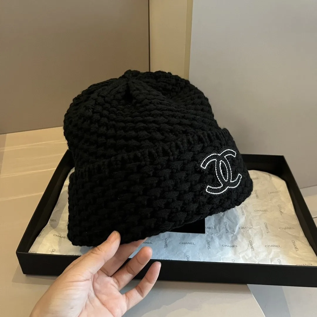 Chanel Beanie in Black · view 1