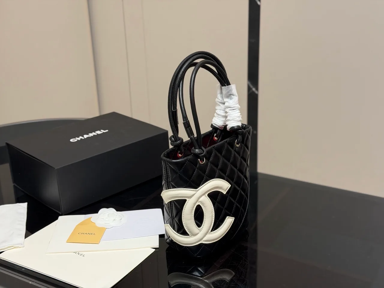 Chanel Bucket Bag in Black · view 2