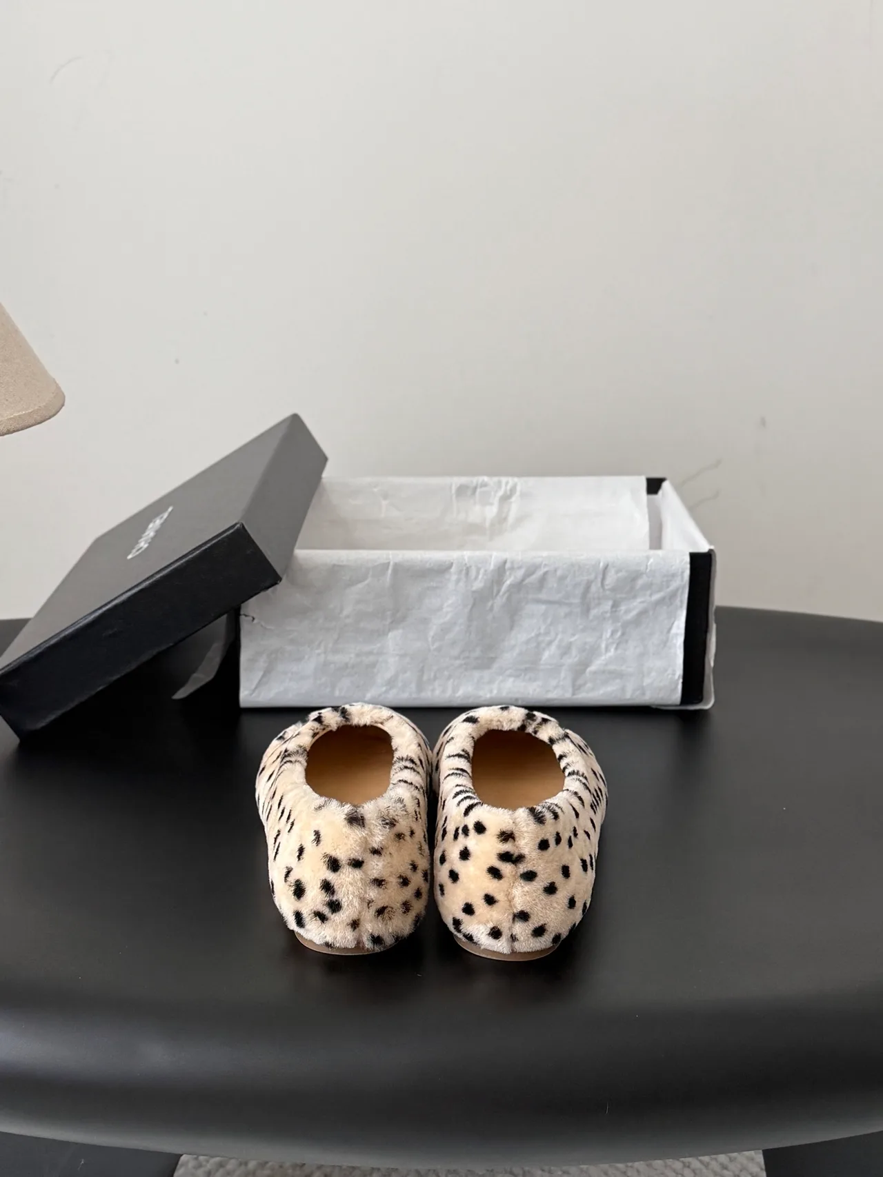 Chanel Wool Flats in Cream · view 3