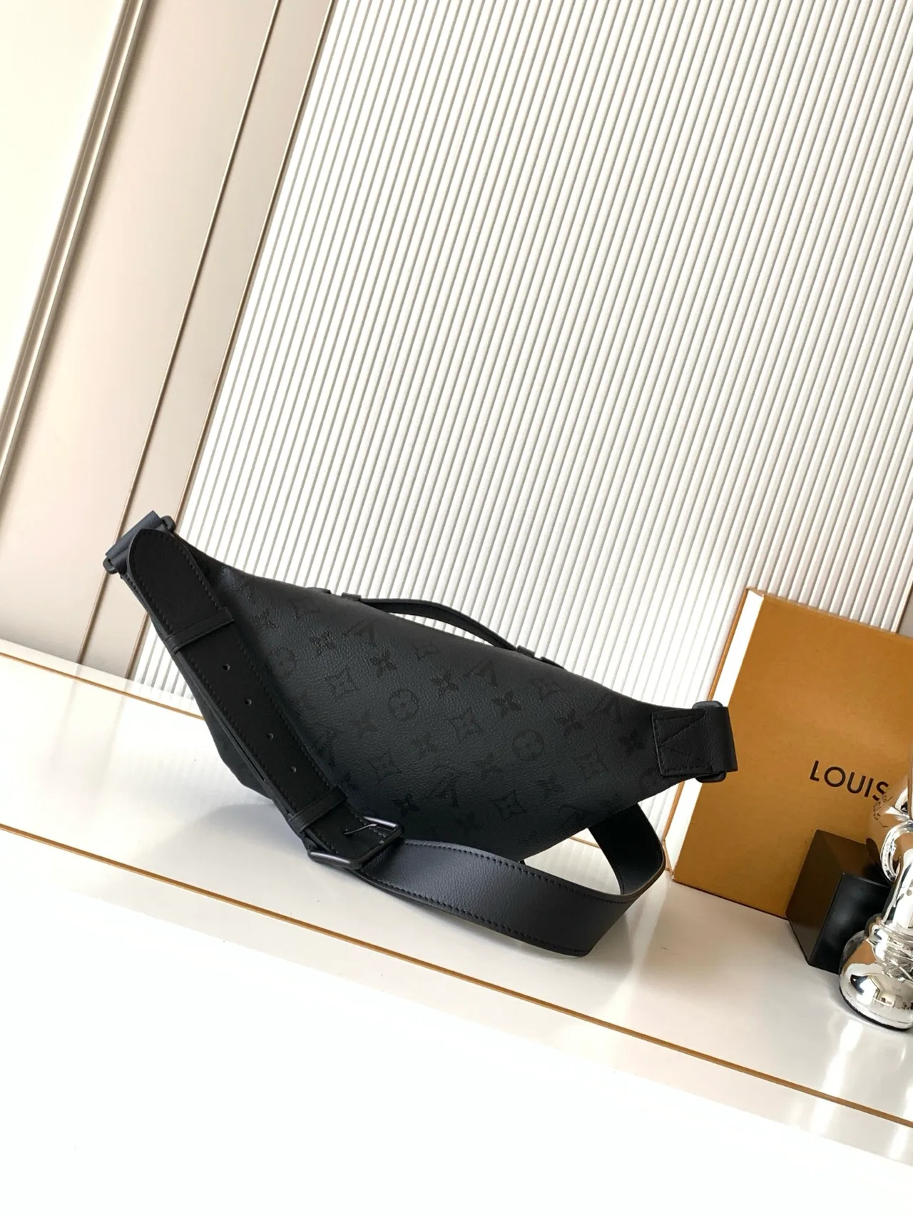 Louis Vuitton Monogram Belt Bag in Black · view 1