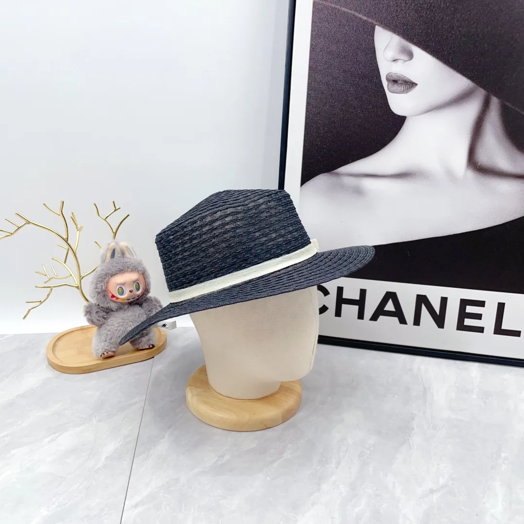 Chanel Boater Hat in Black · view 3
