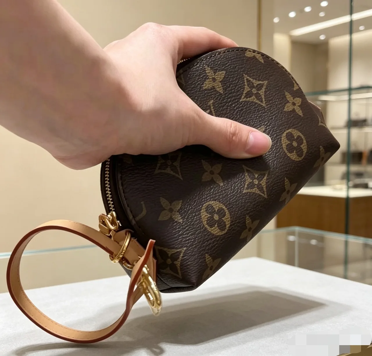 Louis Vuitton Monogram Mini Top-Handle Bag in Brown · view 3