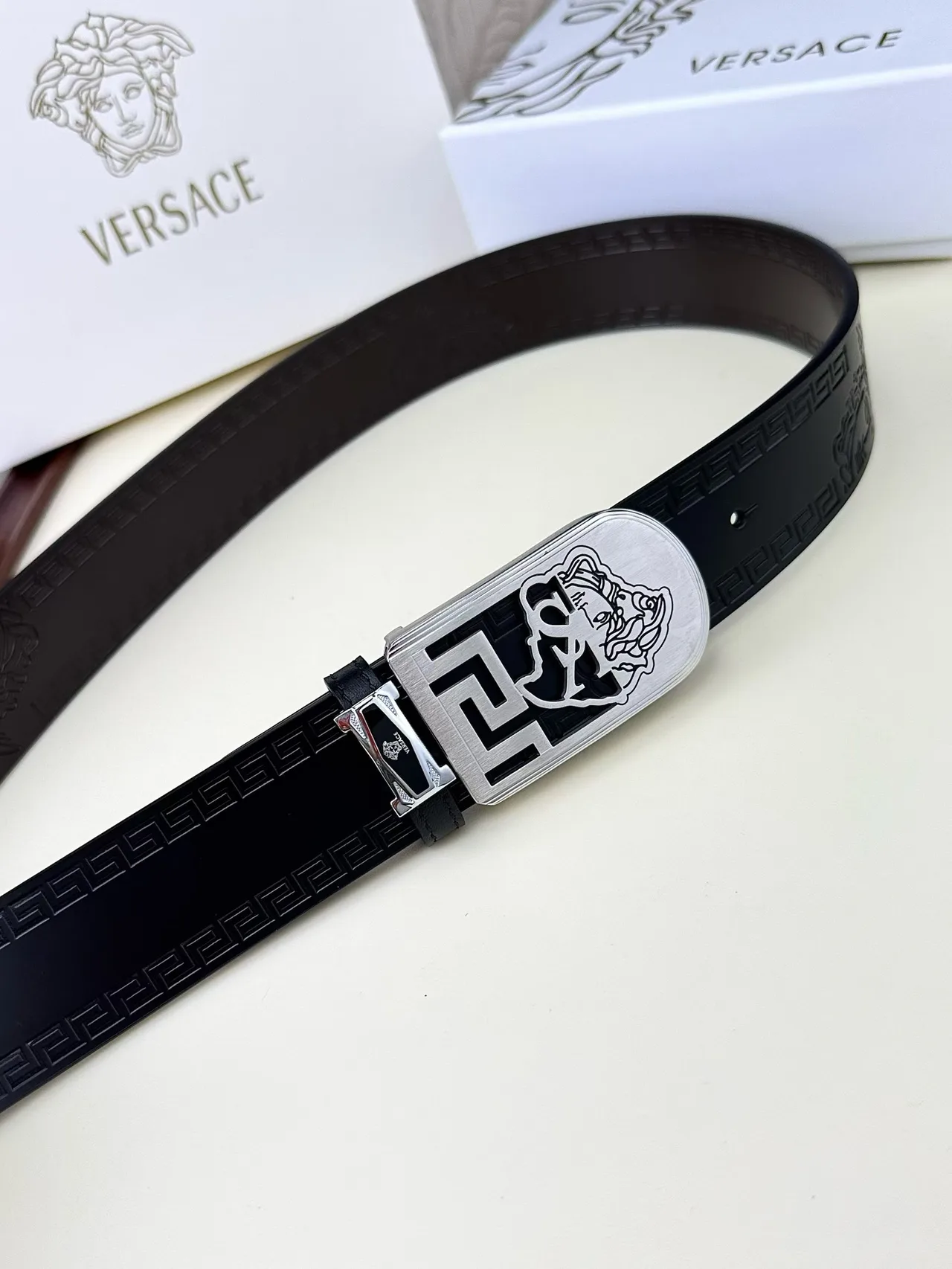 Versace Belt in Black · view 6