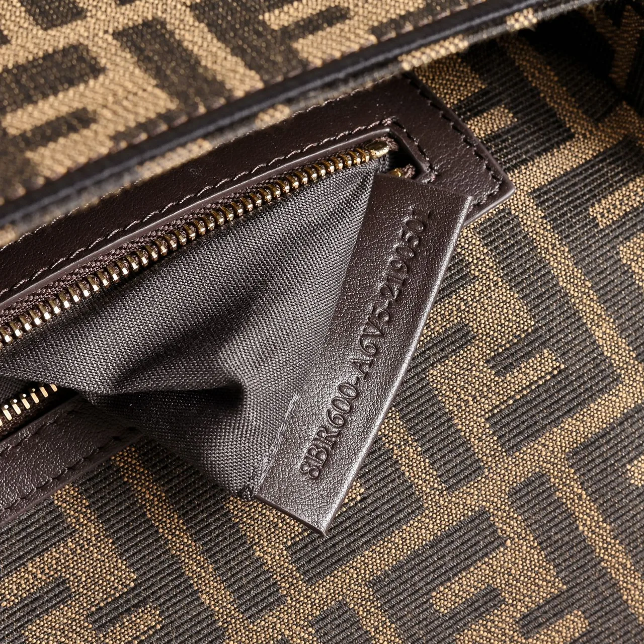 Fendi FF Monogram Baguette Bag in Brown · view 8