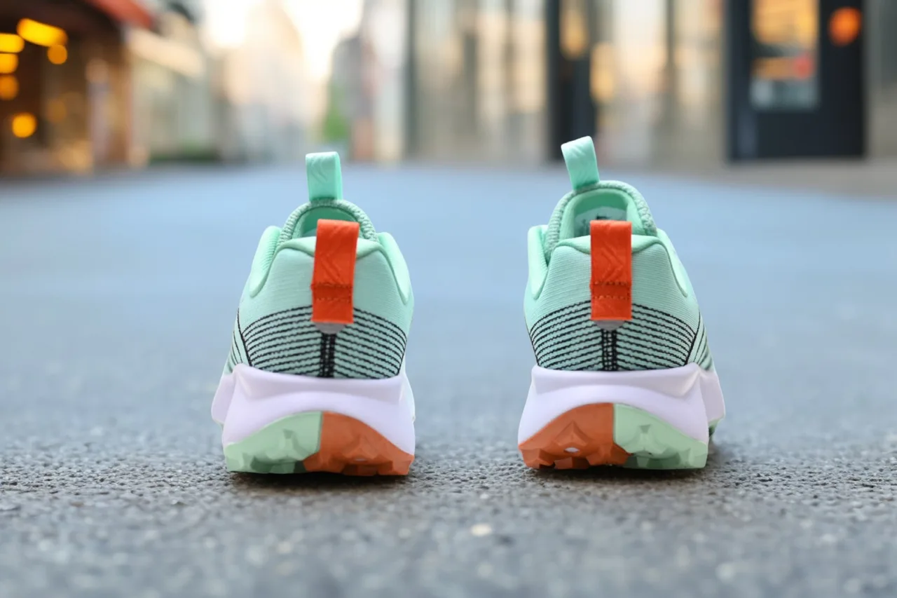 Nike Striped Shoes in Green · view 5