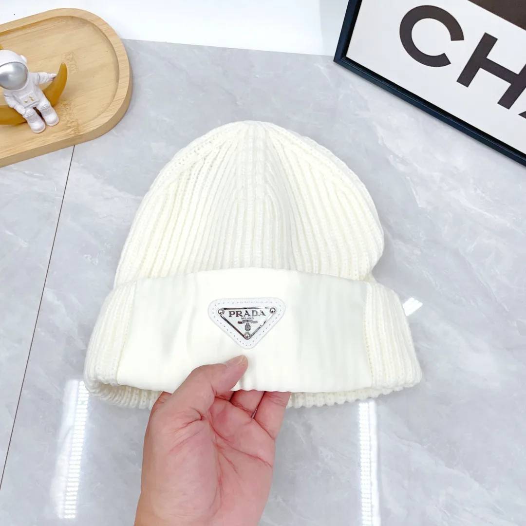 Prada Beanie in White · view 6