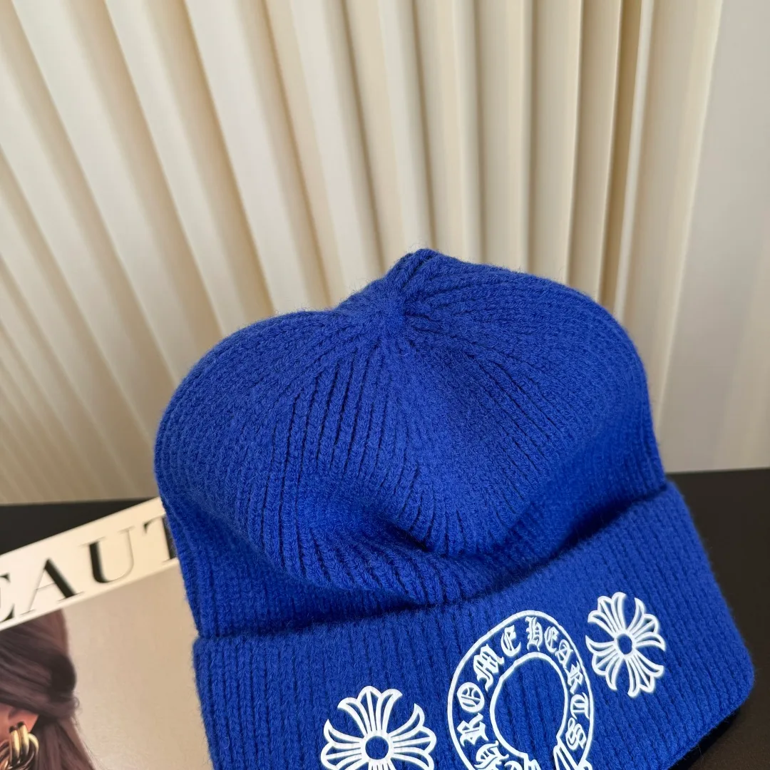 Chrome Hearts Beanie in Blue · view 7