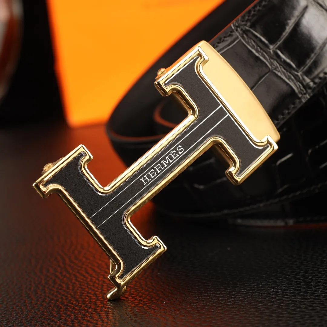 Hermes Automatic Belt in Black · view 7