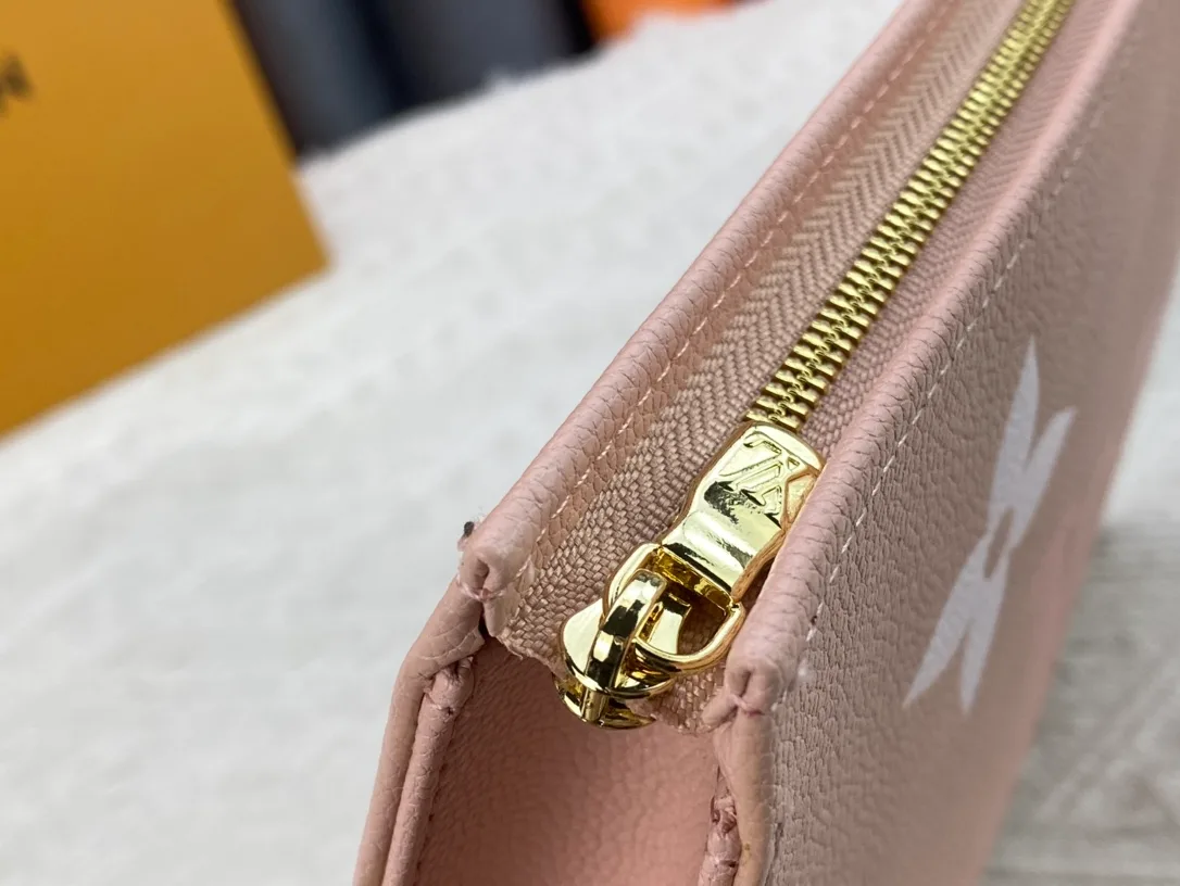 Louis Vuitton Canvas Zip Pouch in Pink · view 6