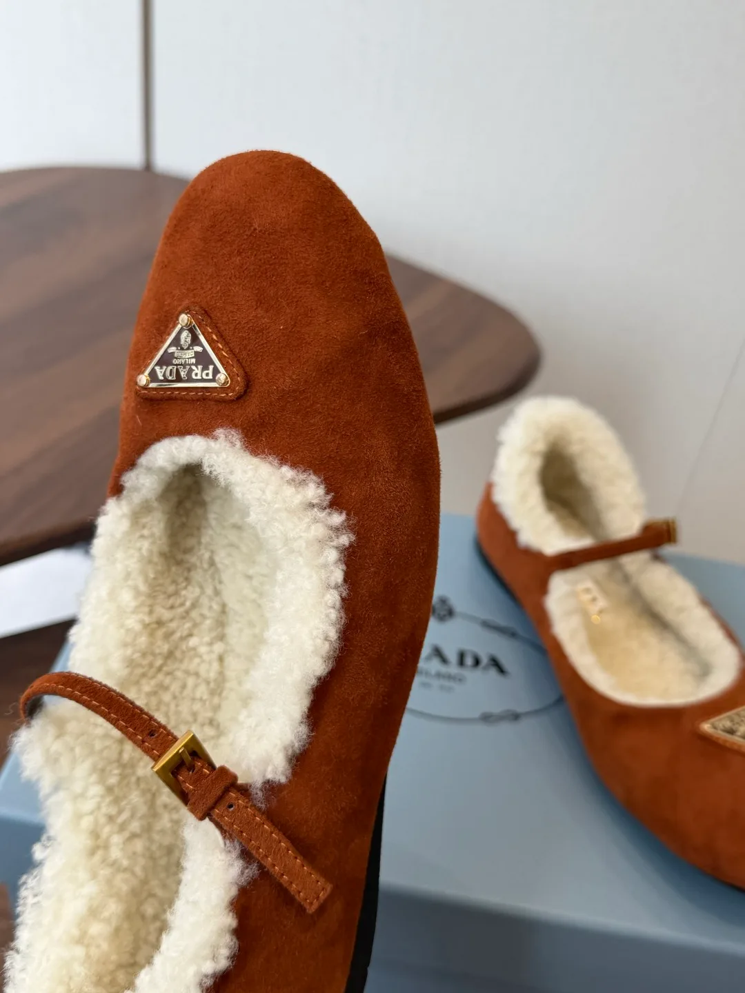 Prada Mary Jane Shoes in Brown · view 6
