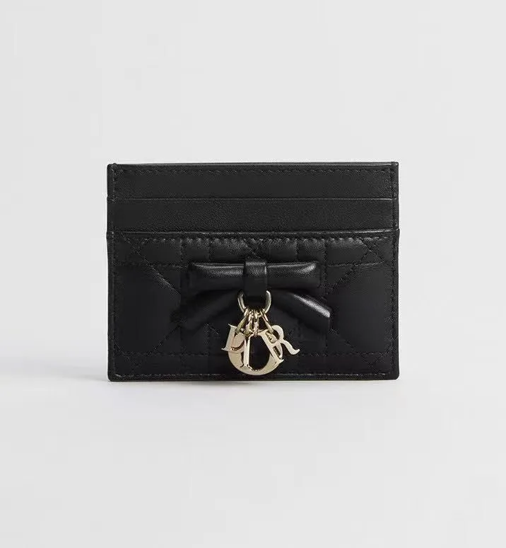 Dior Calfskin Cardholder in Black · view 1