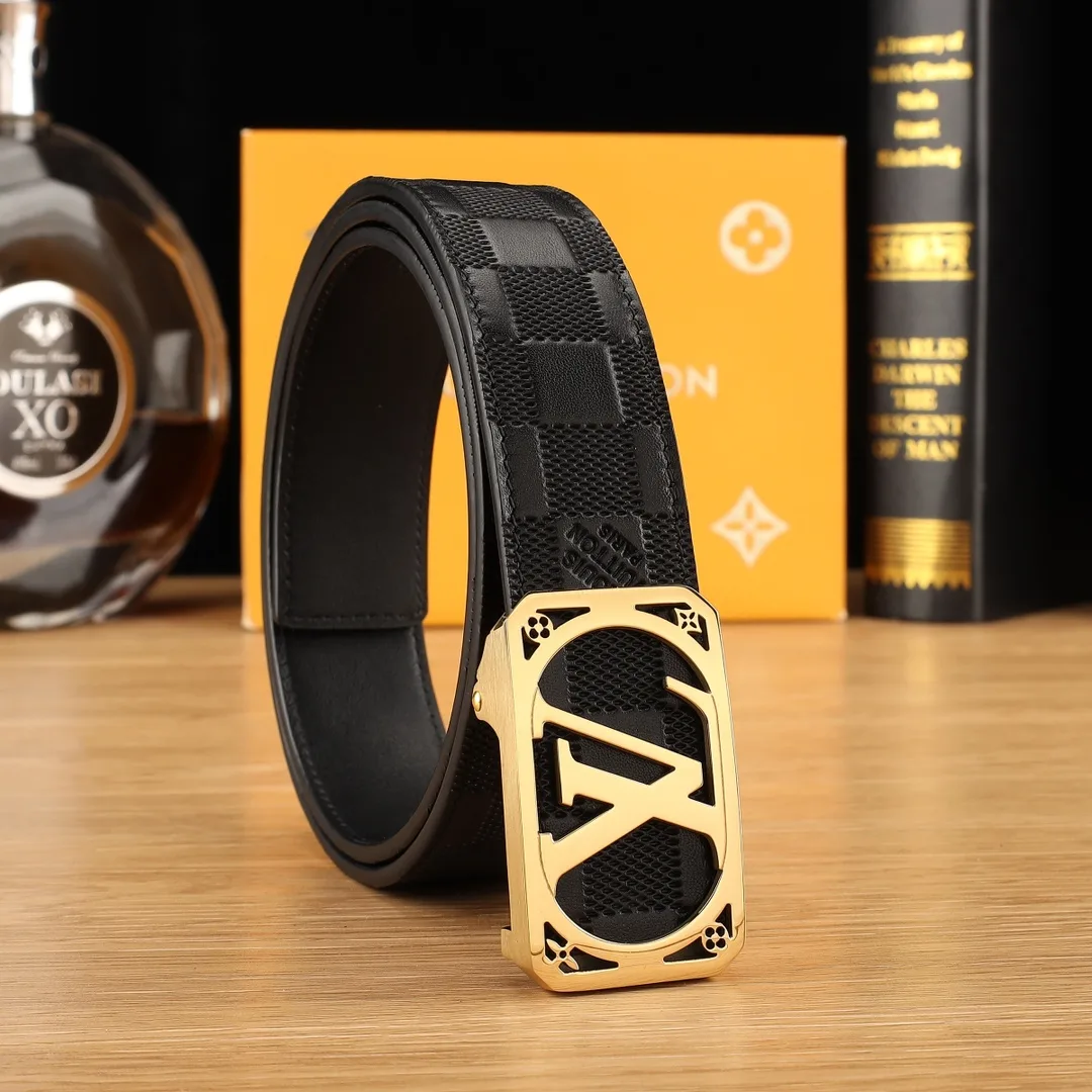 Louis Vuitton Damier automatic LV belt in Black · view 1