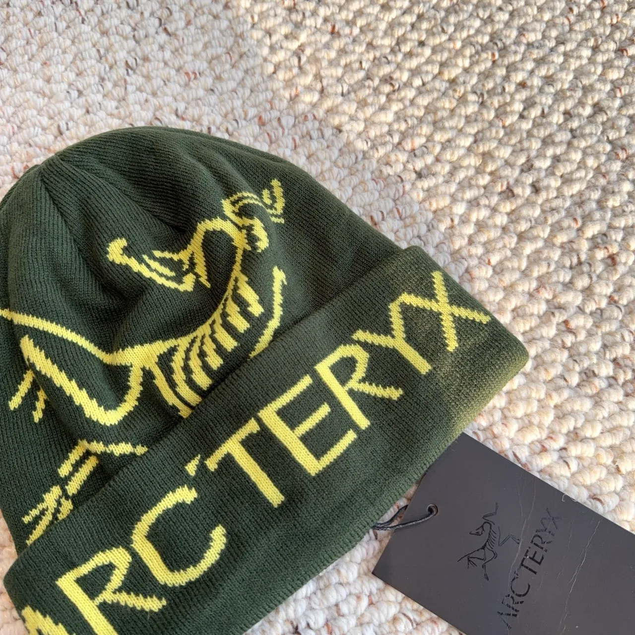 Arc'teryx Logo Beanie in Green · view 8