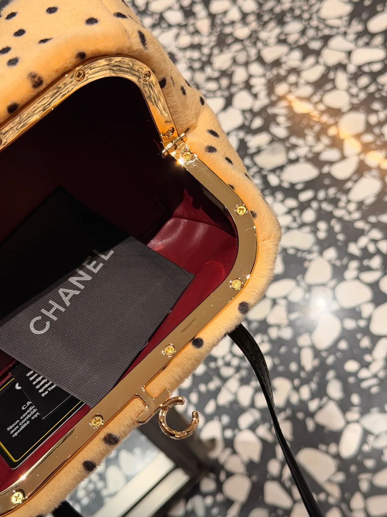 Chanel Cylindrical Frame Bag in Tan · view 7