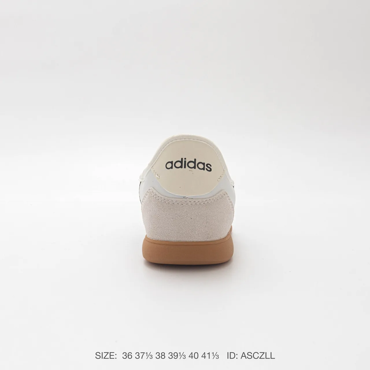 Adidas Striped Round-Toe Ballet Sneakers in White · view 8