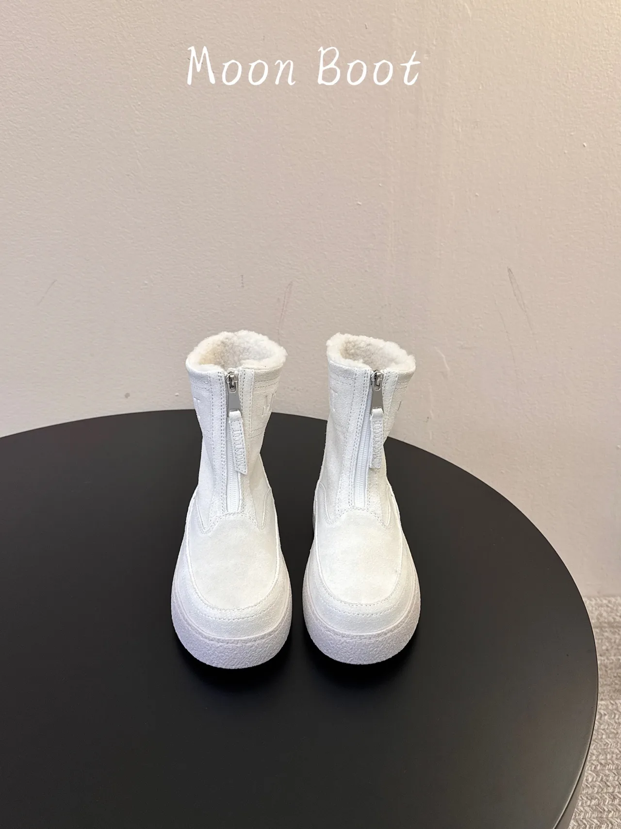 Moon Boot Ankle Boots in White · view 1