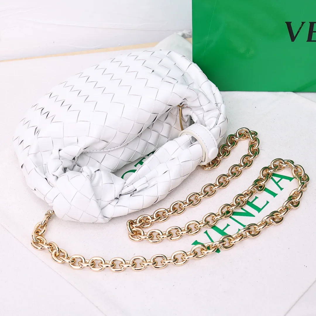 Bottega Veneta Woven Hobo Bag in White · view 5