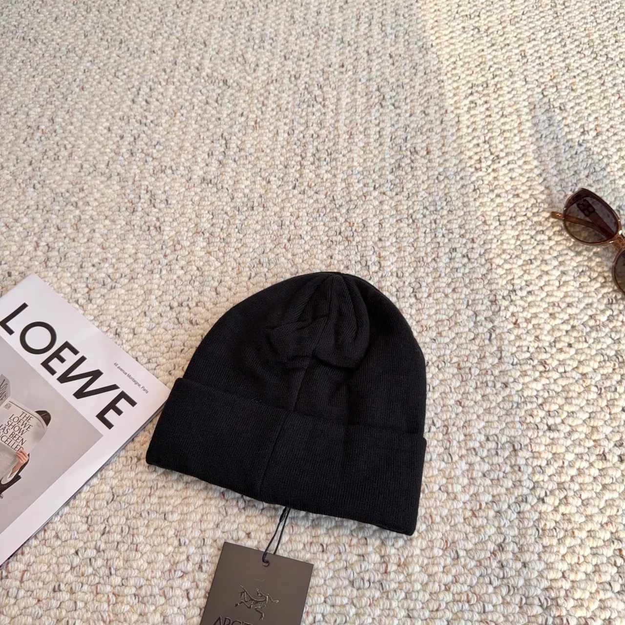 Arcteryx Logo Beanie in Black · view 6
