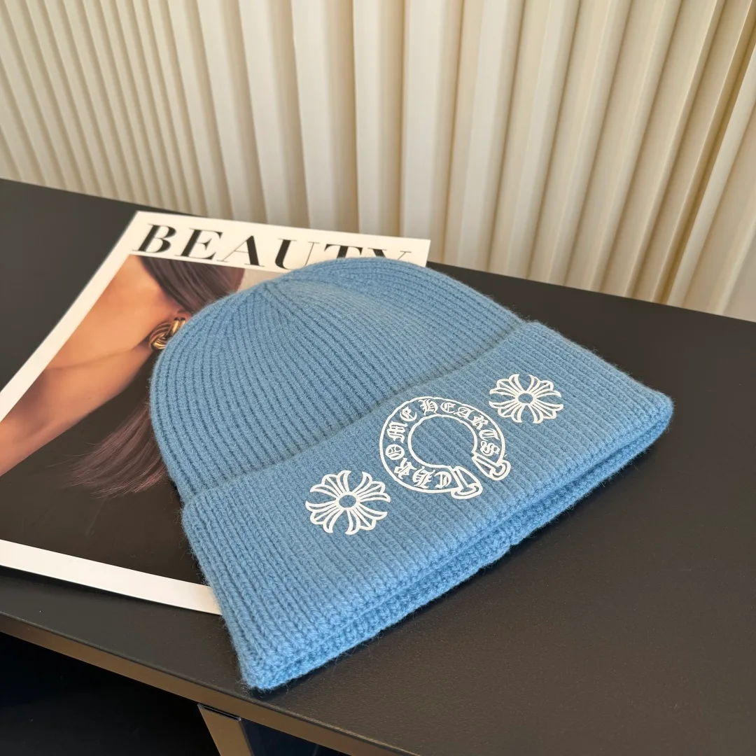 Chrome Hearts Beanie in Blue · view 1