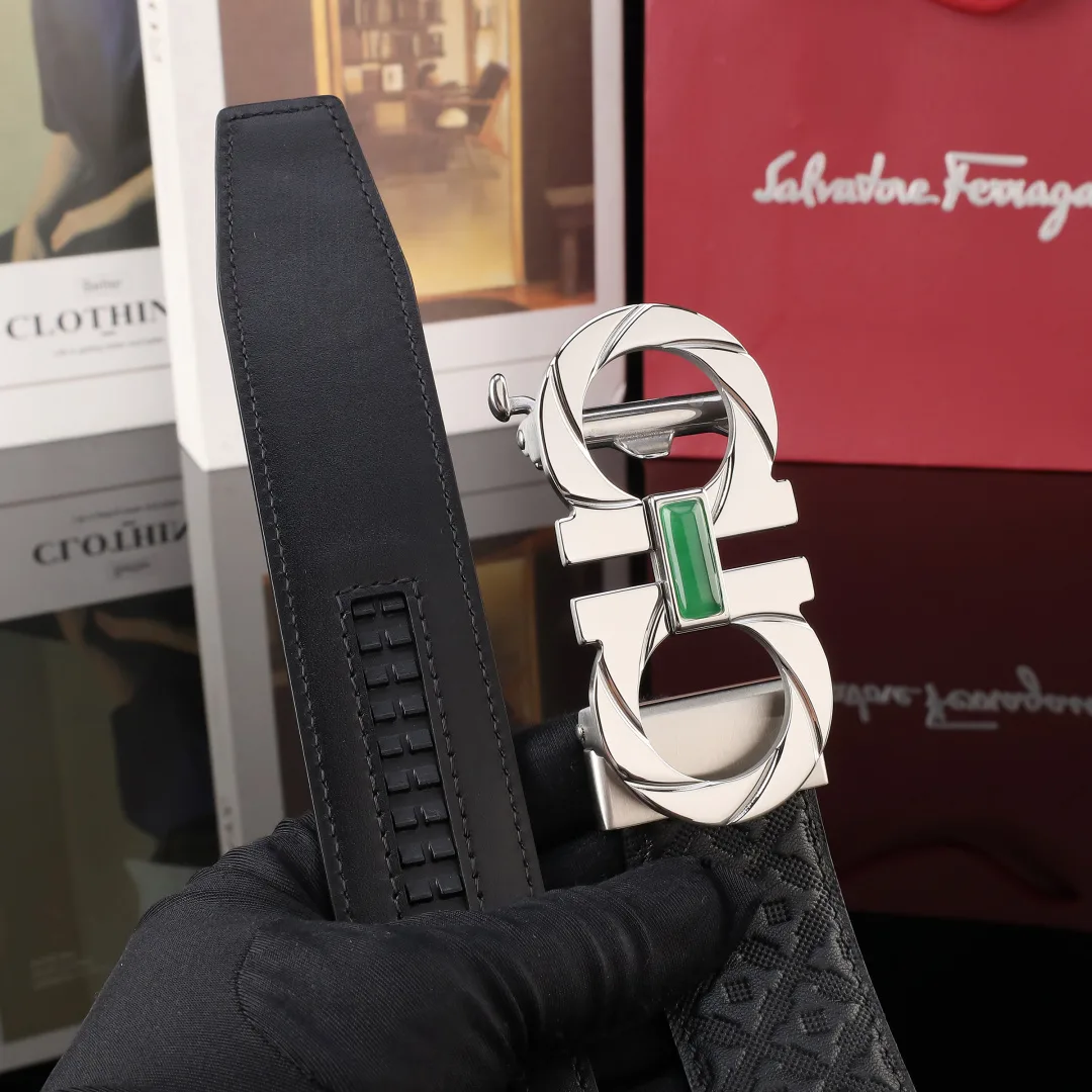 Ferragamo Automatic Belt in Black · view 5