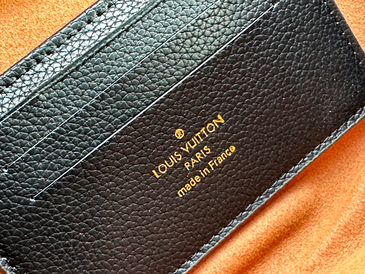 Louis Vuitton Cowhide Canvas Low Key Chain Wallet with Detachable Pouch in Black · view 9