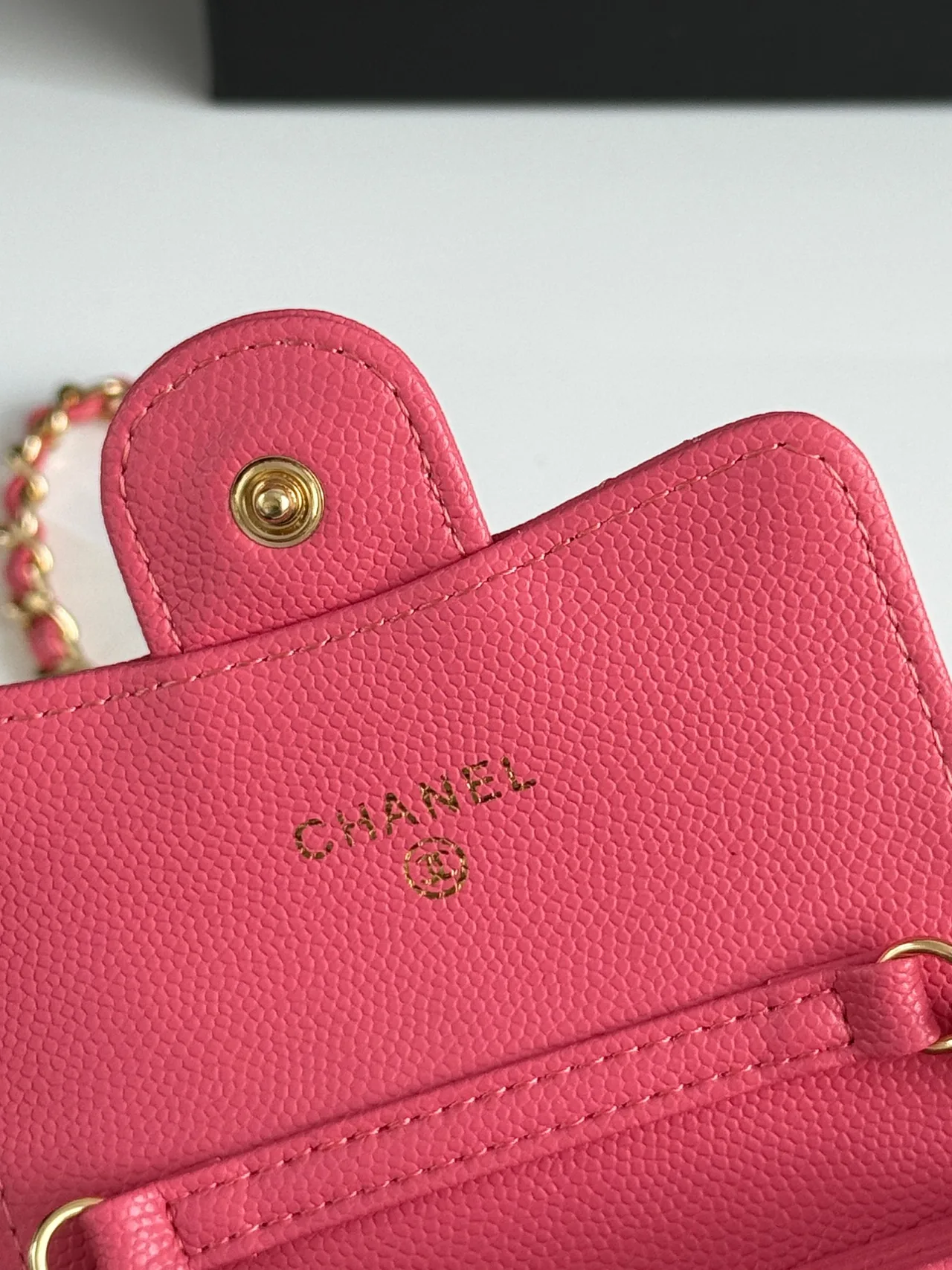 Chanel Quilted Wallet in Pink · view 7
