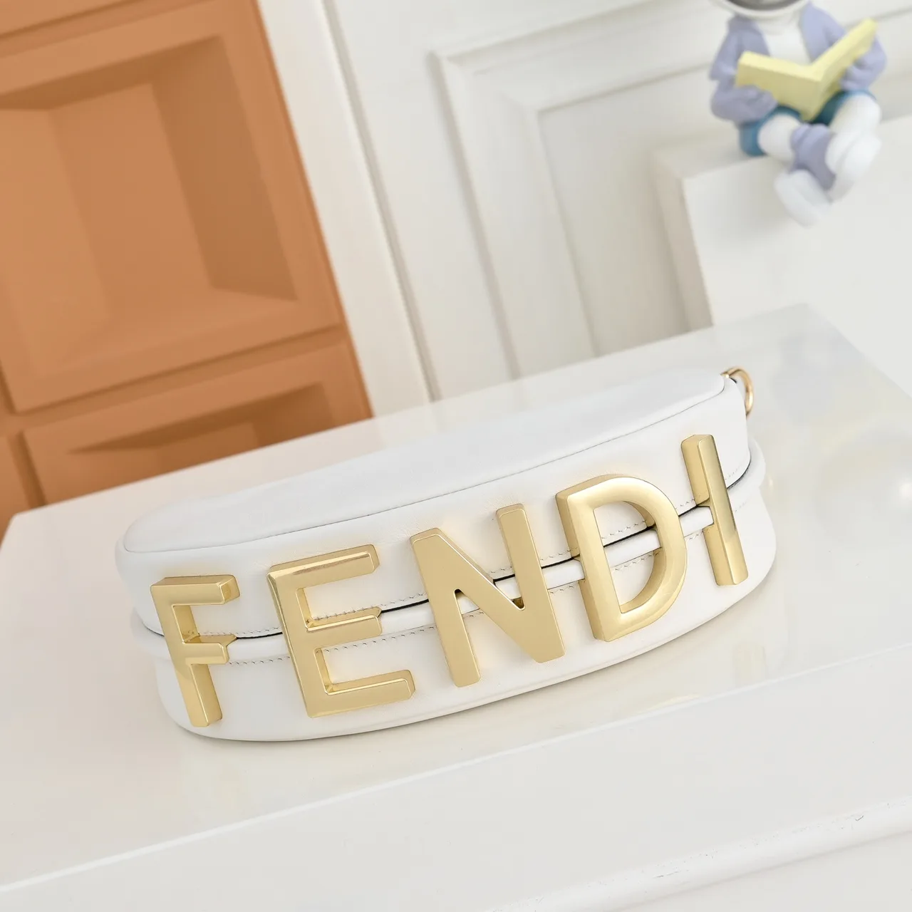 Fendi Hobo Bag in White · view 5