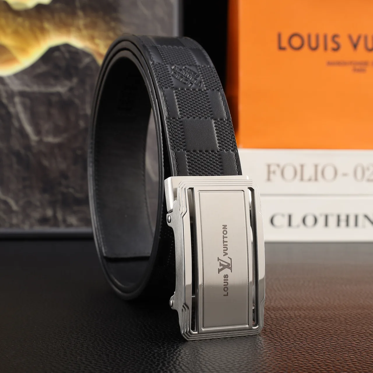 Louis Vuitton Damier Automatic Belt in Black · view 1