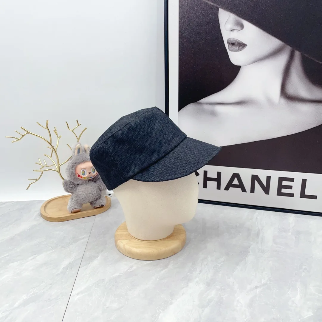 Hermes Smooth Cap in Blue · view 5
