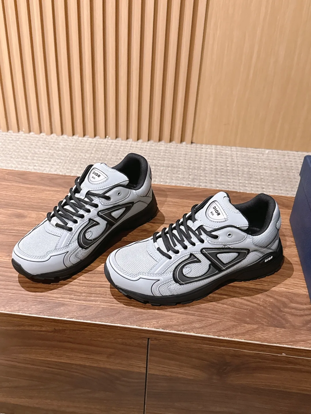 Dior Smooth Sneakers in White · view 2