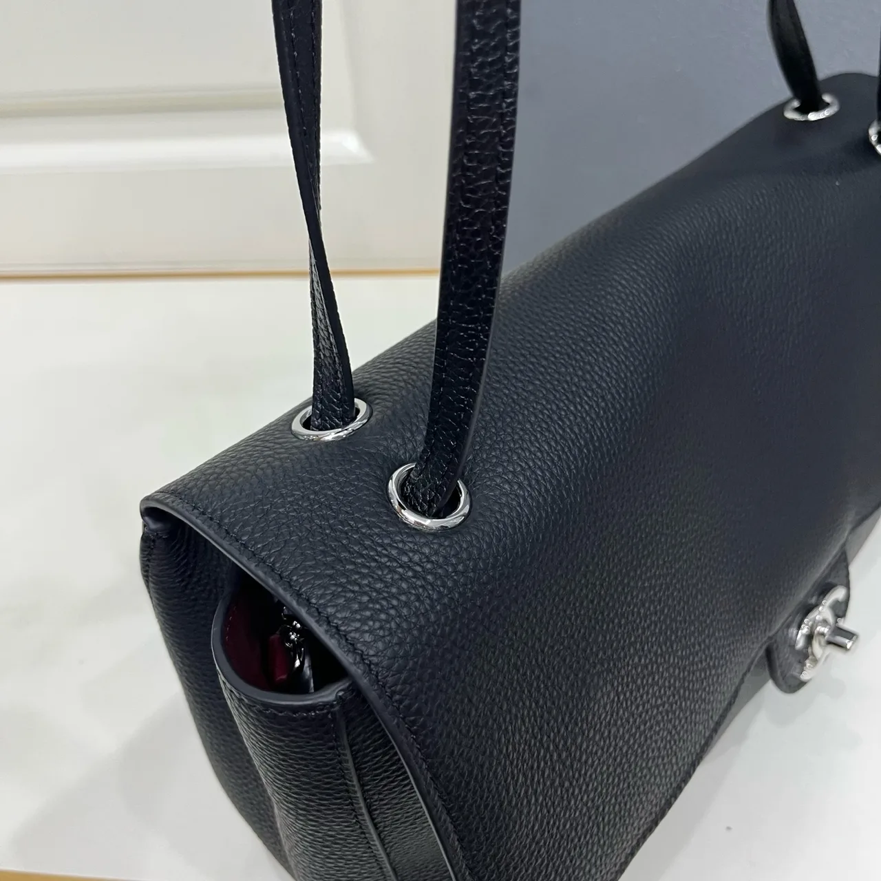 Chanel Quilted Handbag in Black · view 6