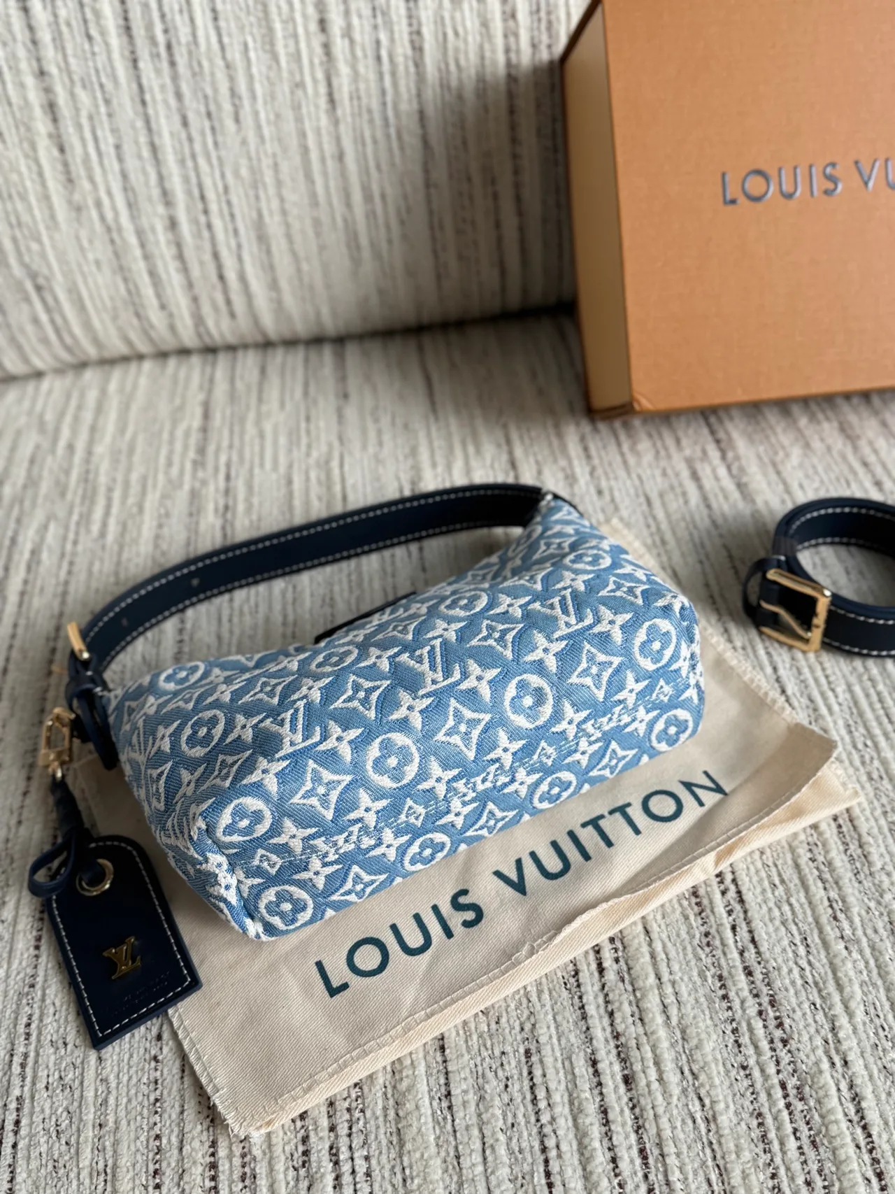 Louis Vuitton Hobo Bag in Blue · view 3